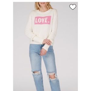 NWT 525 AMERICA LOVE PULLOVER SWEATER